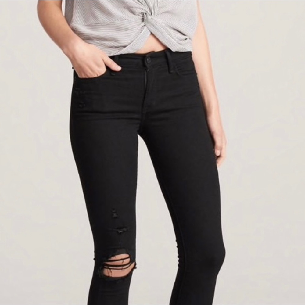 Abercrombie & Fitch black skinny jeans